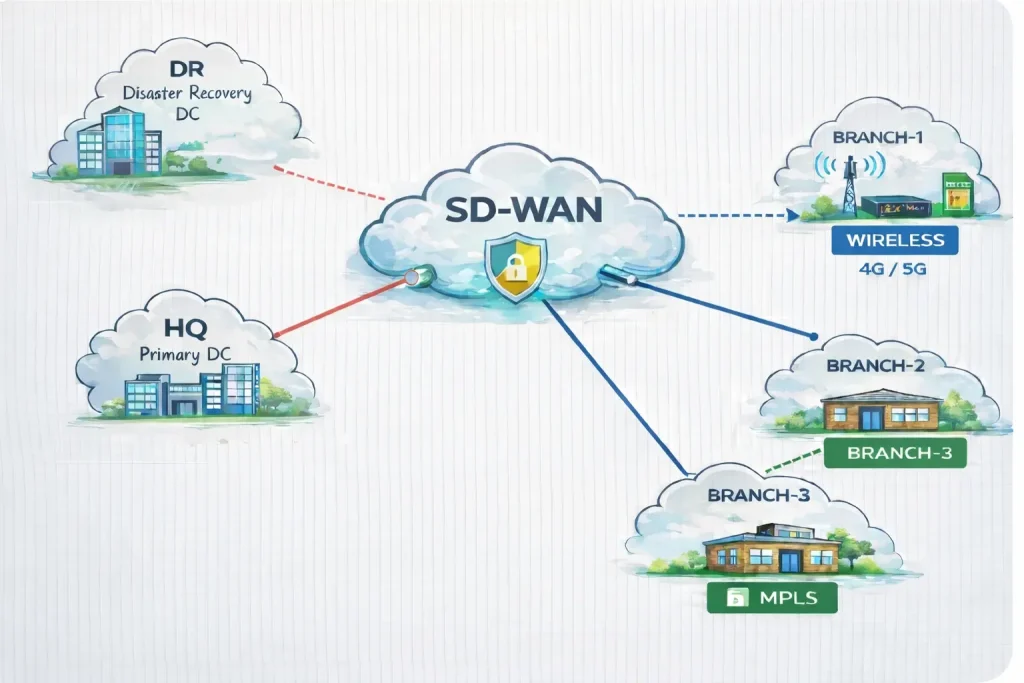 WAN Link Connection Types | MPLS | DIA | 4G/5G | Broadband 2 WAN Link Types,MPLS,SDWAN,DIA,Broadbank,4G/5G